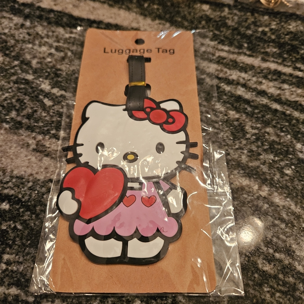 DIVAS LiMiTED Hello Kitty Luggage Tag - Red, Pink, Black, White